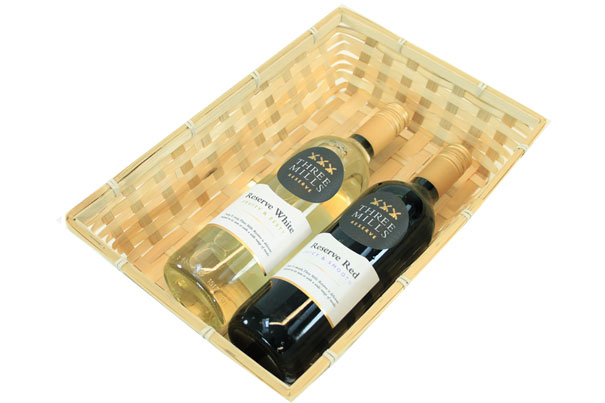 Lightweight BAMBOO Basket/Packing Tray 36x24x8cm jaffaimports.co.uk