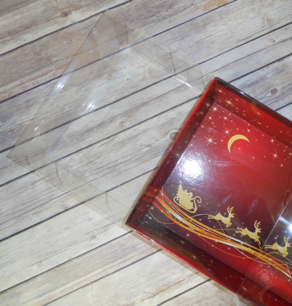 10 x CLEAR ACETATE BOXES 305x24x8cm LARGE jaffaimports.co.uk